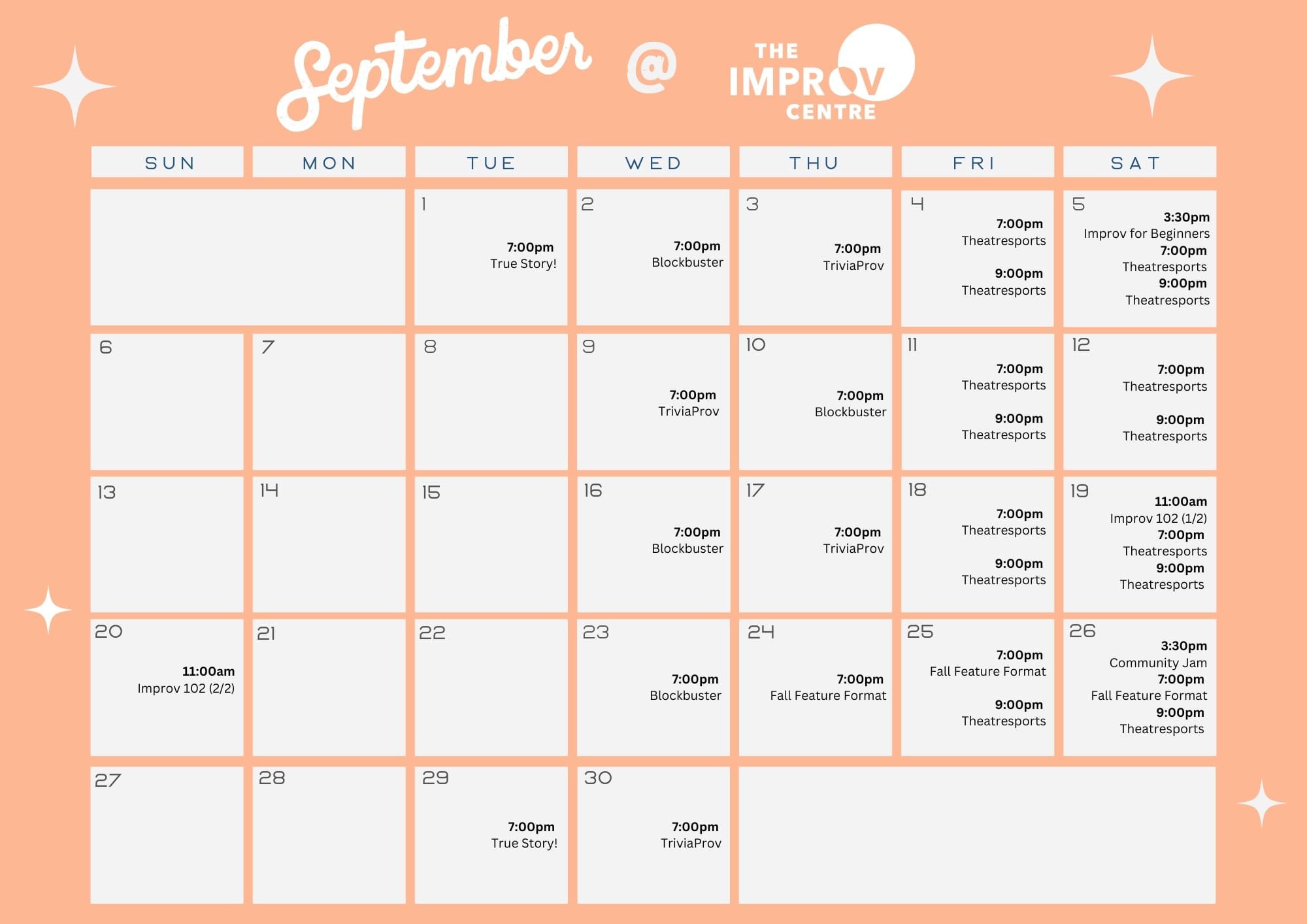 website calendar