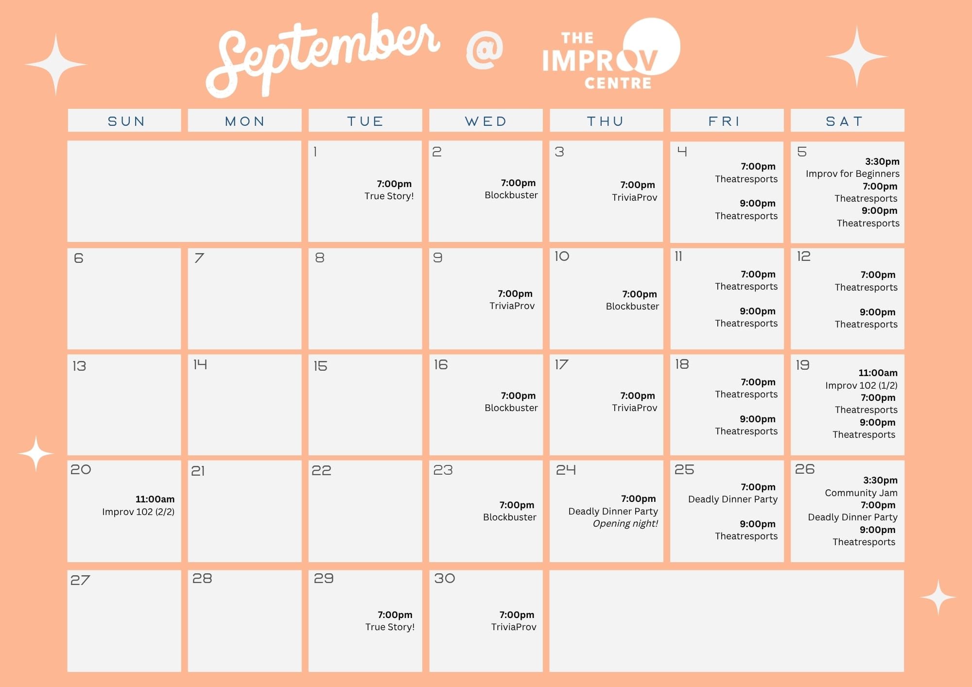 website calendar